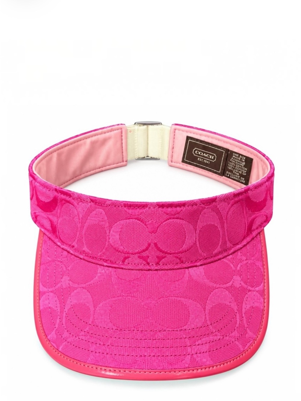 COMING SOON
Coach Signature C Logo Jacquard Sun Visor